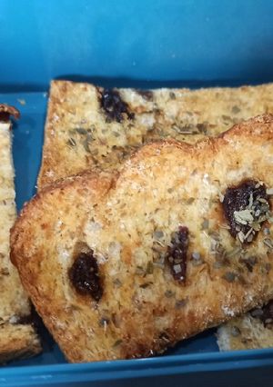 Foto resep Garlic Bread Roti Tawar (Versi Diet) 200 Kalori