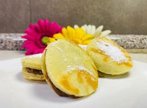 Una foto de Alfajor de hojarasca suave