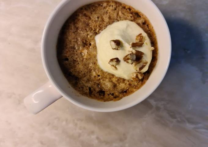 Carrot mug cake