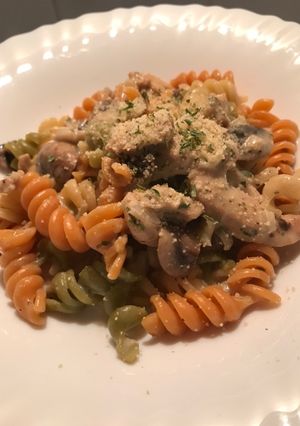 Foto resep Rainbow Carbonara Pasta
