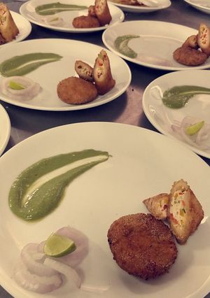 A picture of Dahi kebab.