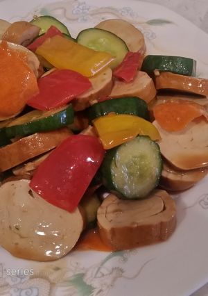 涼拌素雞 的食譜成品照片
