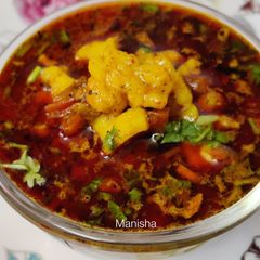 Moong Dal Vadi Curry A picture of Moong Dal Vadi Curry.