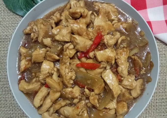 Resep 107 Ayam Saus Tiram Oleh Ummu Ayumi Cookpad