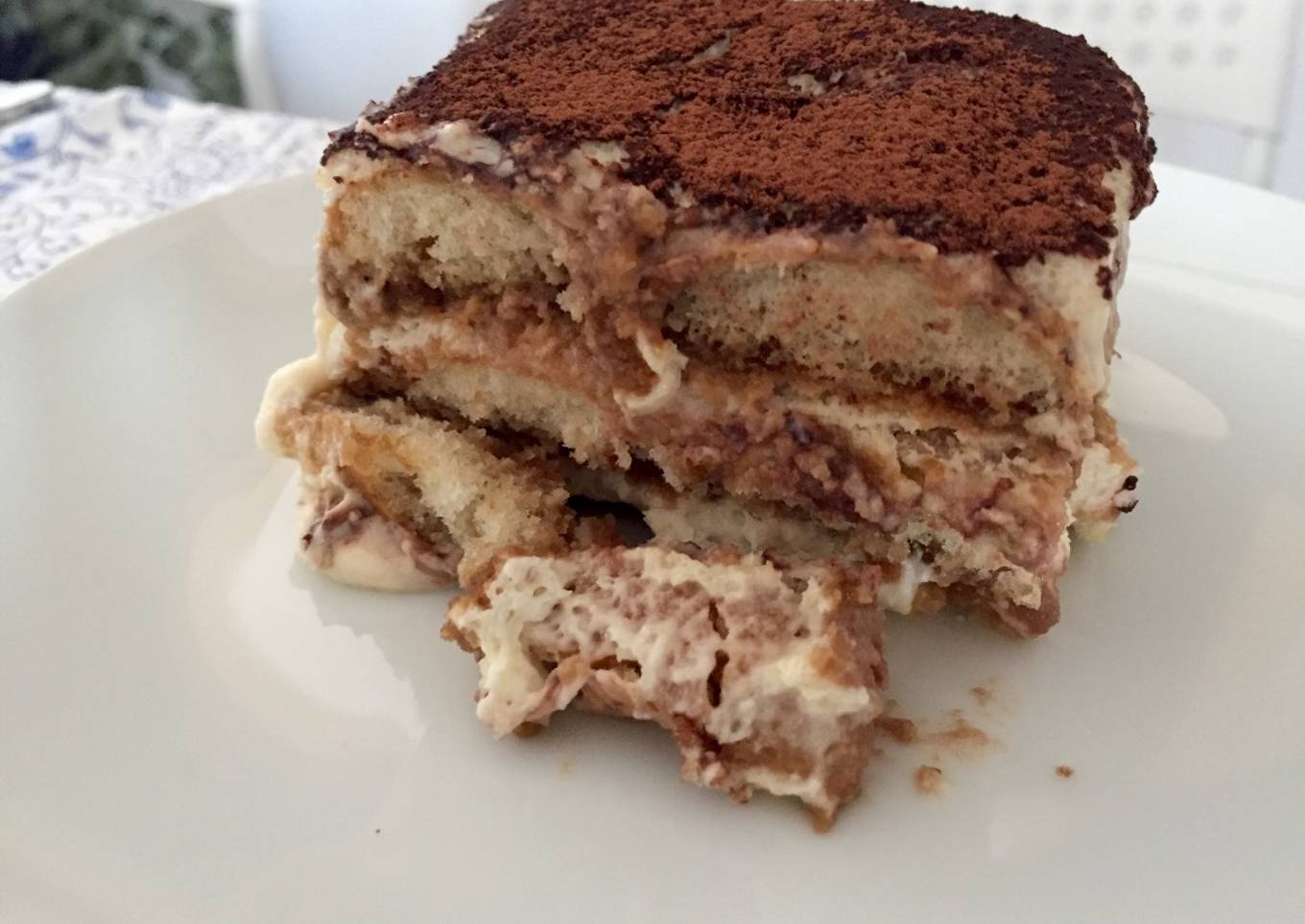 Tiramisú con mascarpone facilísimo 