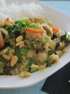 Una foto de Curry vegetal