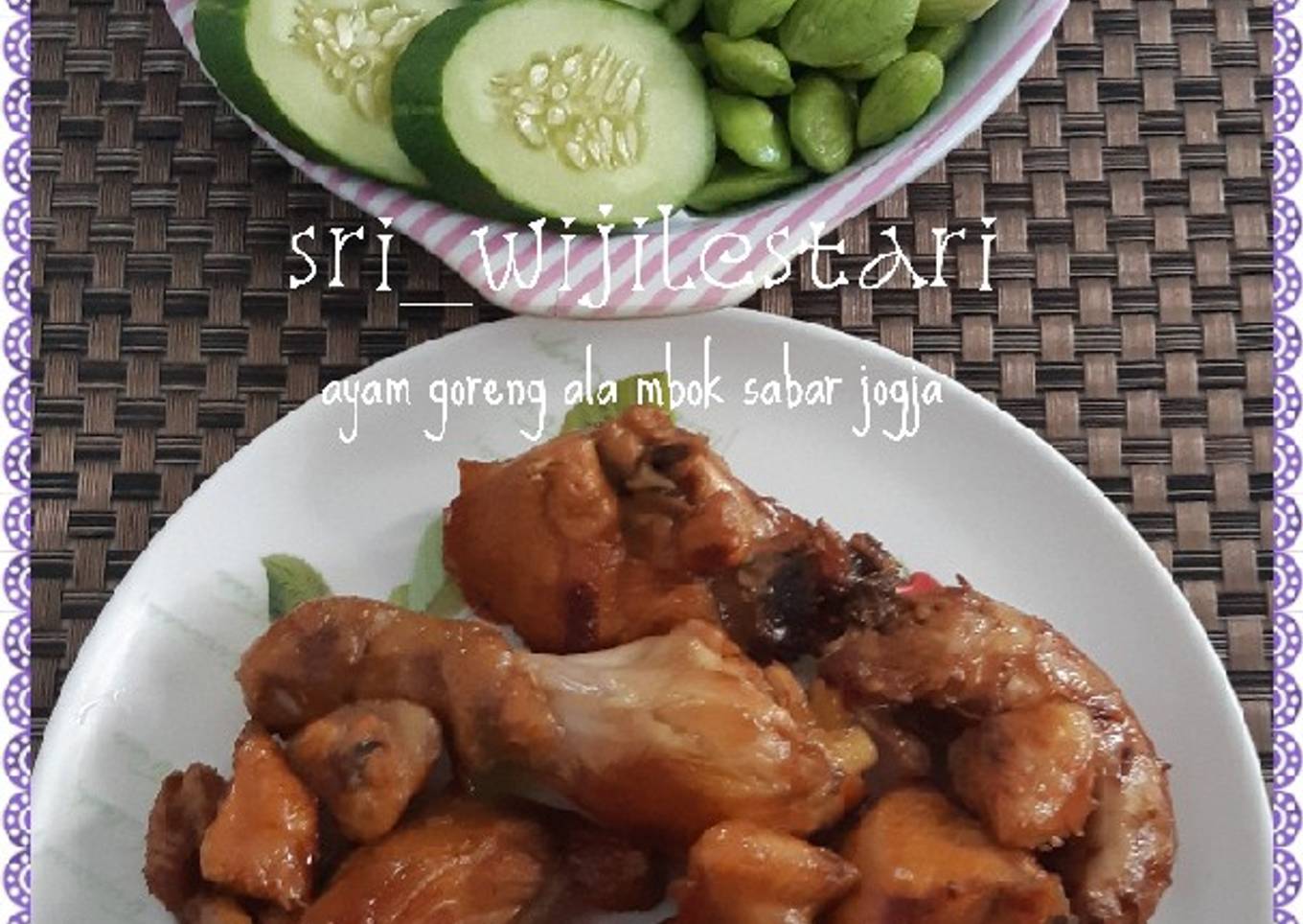 Ayam goreng ala mbok sabar jogja