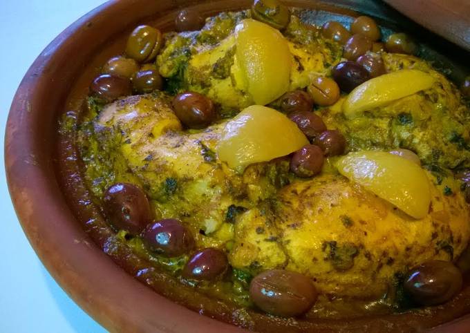 Tajine marroquí andalusí, con pollo y aceitunas Receta de Fasi@- Cookpad