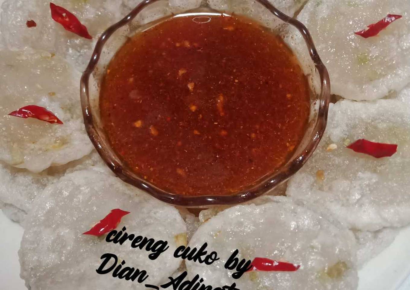 Cireng cuko saus boncabe 15 lev