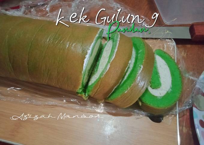 Resipi Kek Gulung Pandan Oleh Azizah Mansor Cookpad