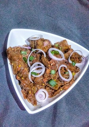 A picture of Peppered ponmo.