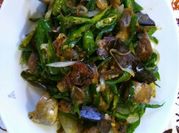 Gambar tumis jeroan kambing