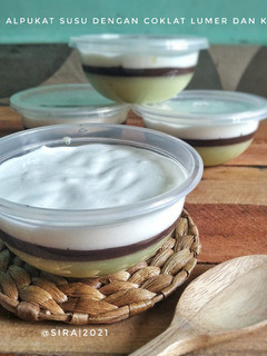 Foto resep Puding Alpukat Coklat Krim
