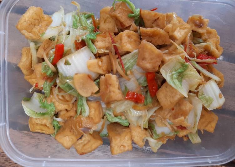 Tumis Tahu Sayur