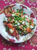 Ensalada de arveja tricolor