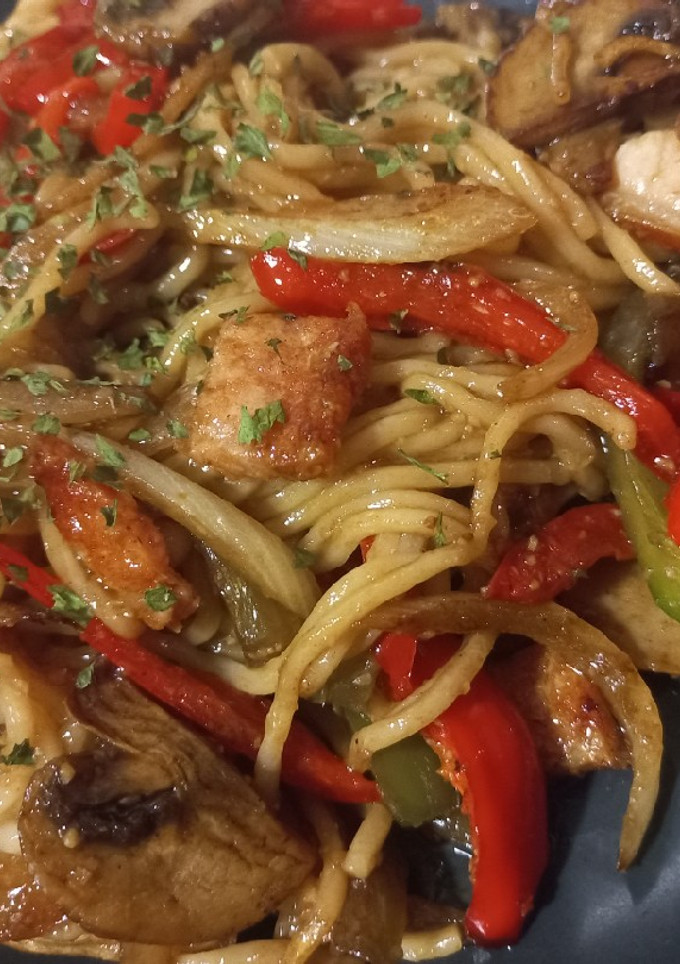 Una foto de Noodles al wok