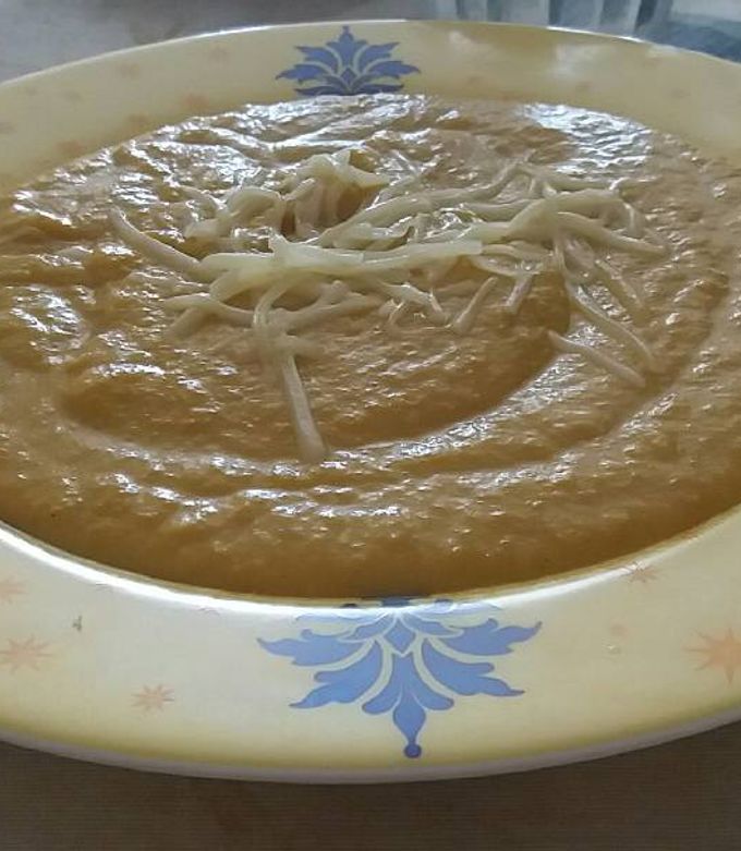 Foto principal de Crema de calabaza baja en calorías