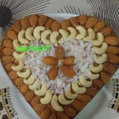 A picture of Dry fruit cake.