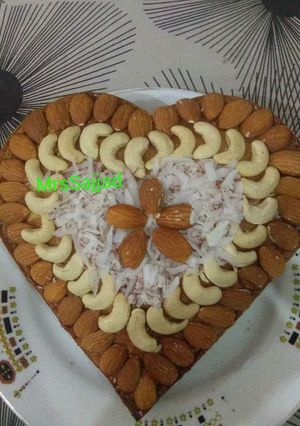 A picture of Dry fruit cake.