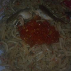 A picture of Jollop rice and taliya.