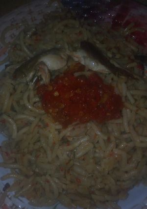 A picture of Jollop rice and taliya.