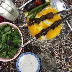 چلو زعفرانی با چنجه-レシピのメイン写真