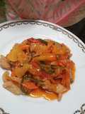 Crunchy dori with sweet sour and spicy souce
