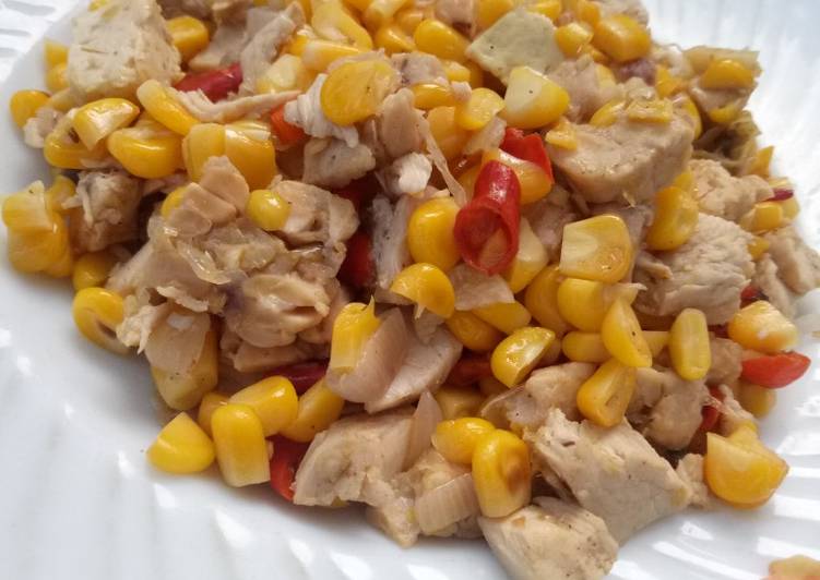 resep tumis jagung ayam diet oleh balkis igel  cookpad