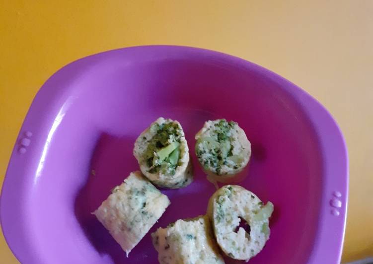 Brokoli egg roll