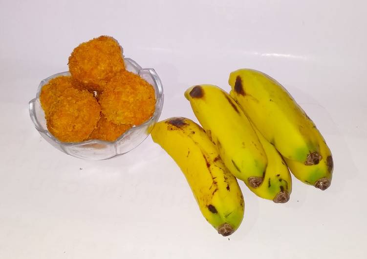 Langkah Mudah untuk Membuat Bola bola pisang lumer, Sempurna