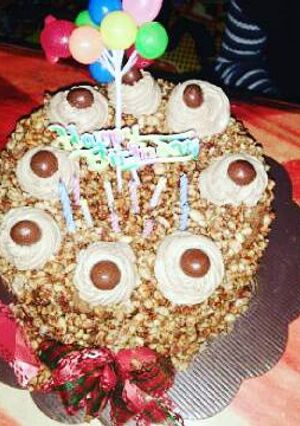 Foto resep Mocca nougat cake b'day