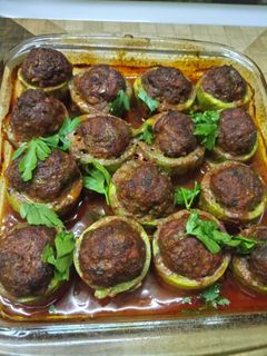 صورة لوصفة أكواب الكوسى بالكفته
