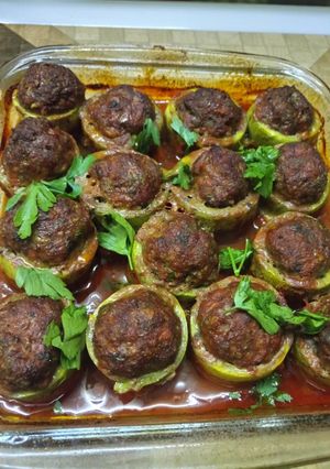 صورة لوصفة أكواب الكوسى بالكفته