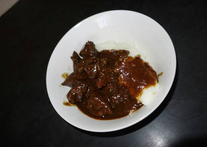 Beef liver and pap Recipe by Mabuyi Dlamini - Cookpad