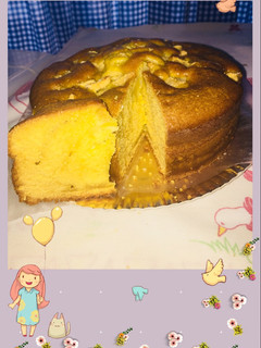 Una foto de Torta con manzanas 🍎//En licuadora//