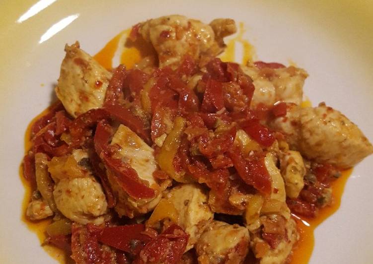 Straccetti di pollo alla messicana