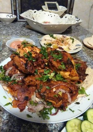 صورة لوصفة دجاج مقلي