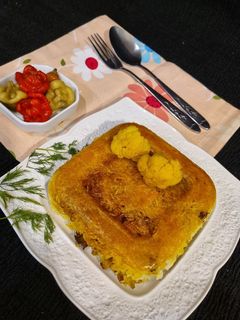 عکسی از دستور گل کلم پلو
