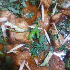 A picture of Chicken Quorma.