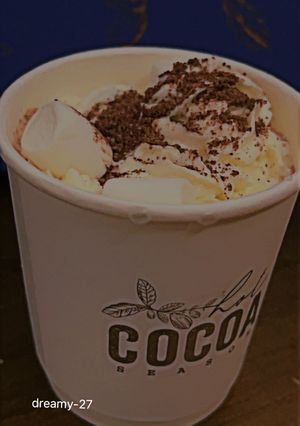 صورة لوصفة Hot chocolate - شراب الشوكلاته الساخنه