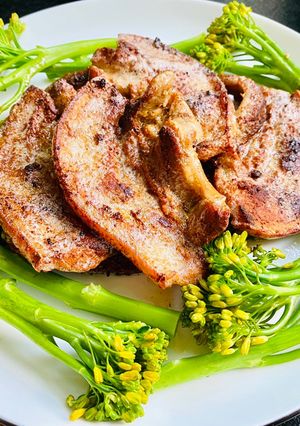 乾煎五花肉片 的食譜成品照片