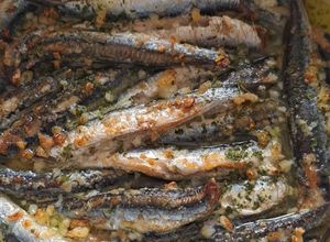 Foto principal de Bocartes al ajillo en air fryer