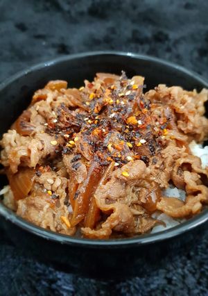 Foto resep Beef bowl ala yoshinoya