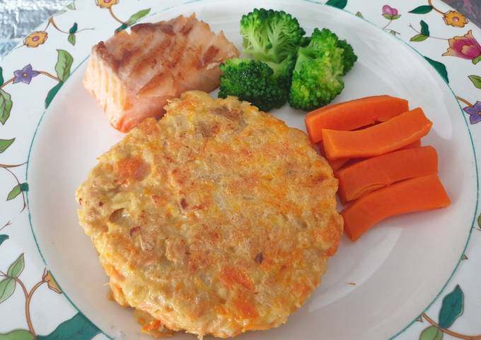 Steak tempe salmon mpasi 12m+