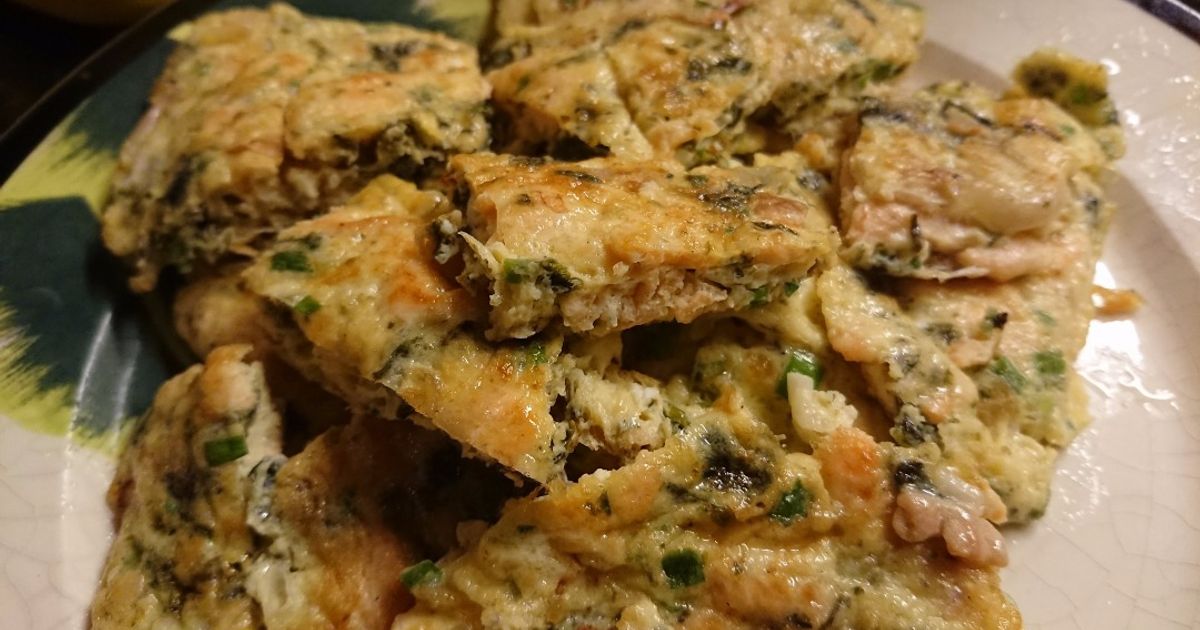 Cách Làm Món Trứng Chiên Cá Hồi Rong Biển của Mai Ro - Cookpad