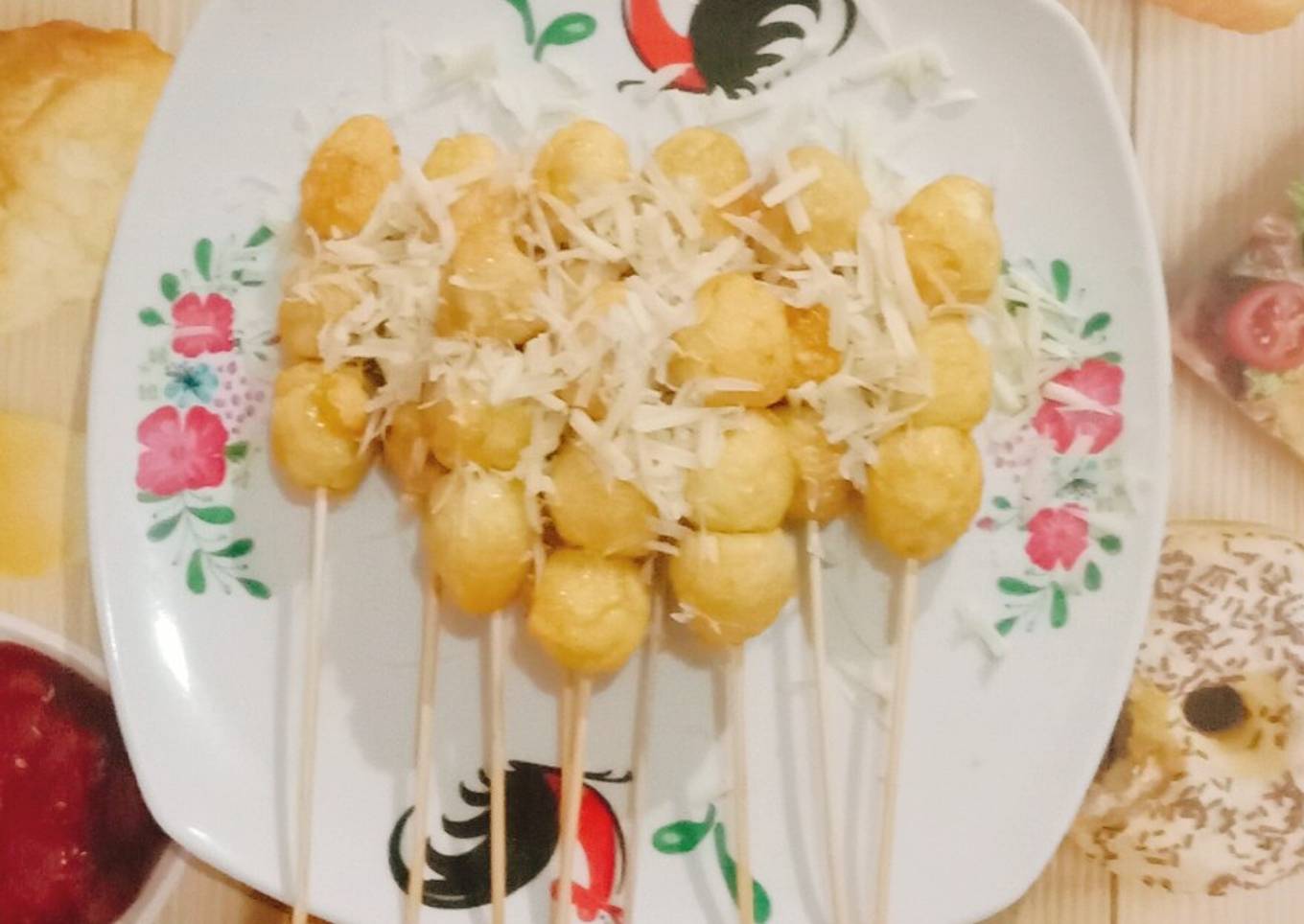 "Sate telur puyu keju"😘👍❤️