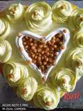 Eggless oats and ragi butterscotch cake