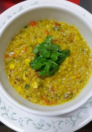 A picture of Masala oats.