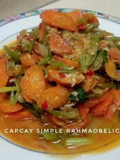 Foto resep Capcay simple 3 macam