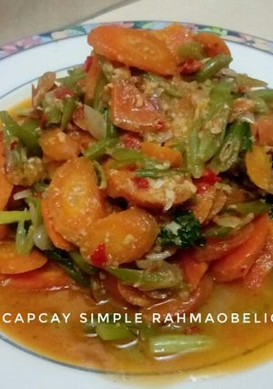 Foto resep Capcay simple 3 macam